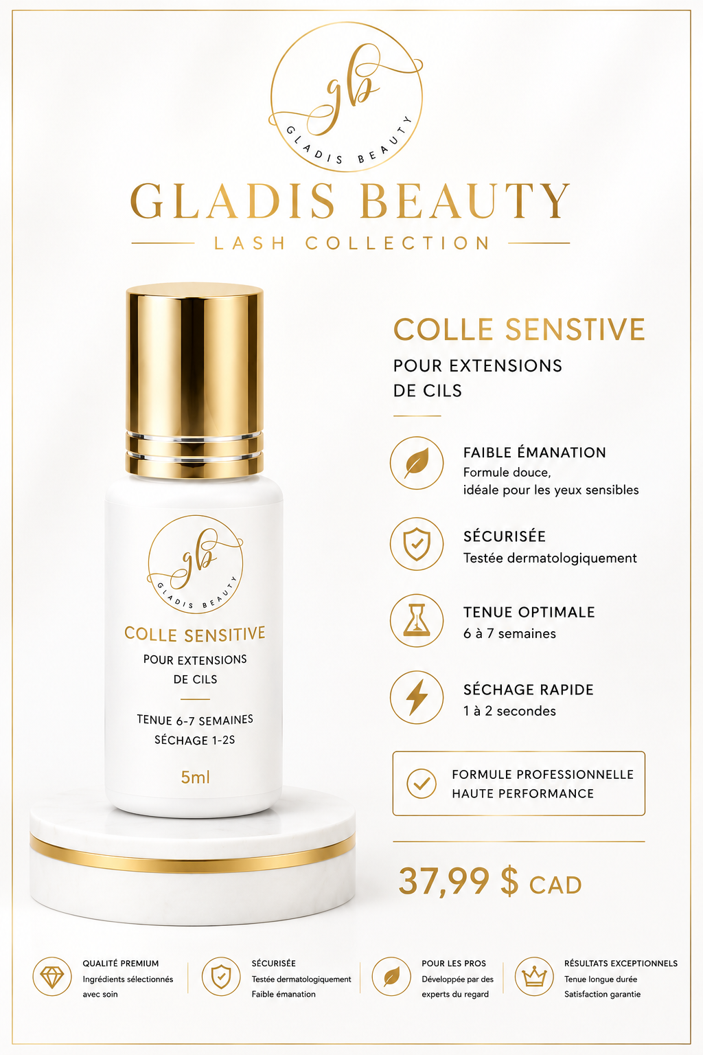 Colle sensitive