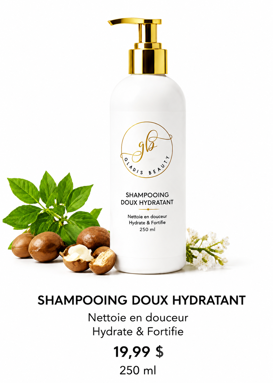 Shampoing doux hydratant