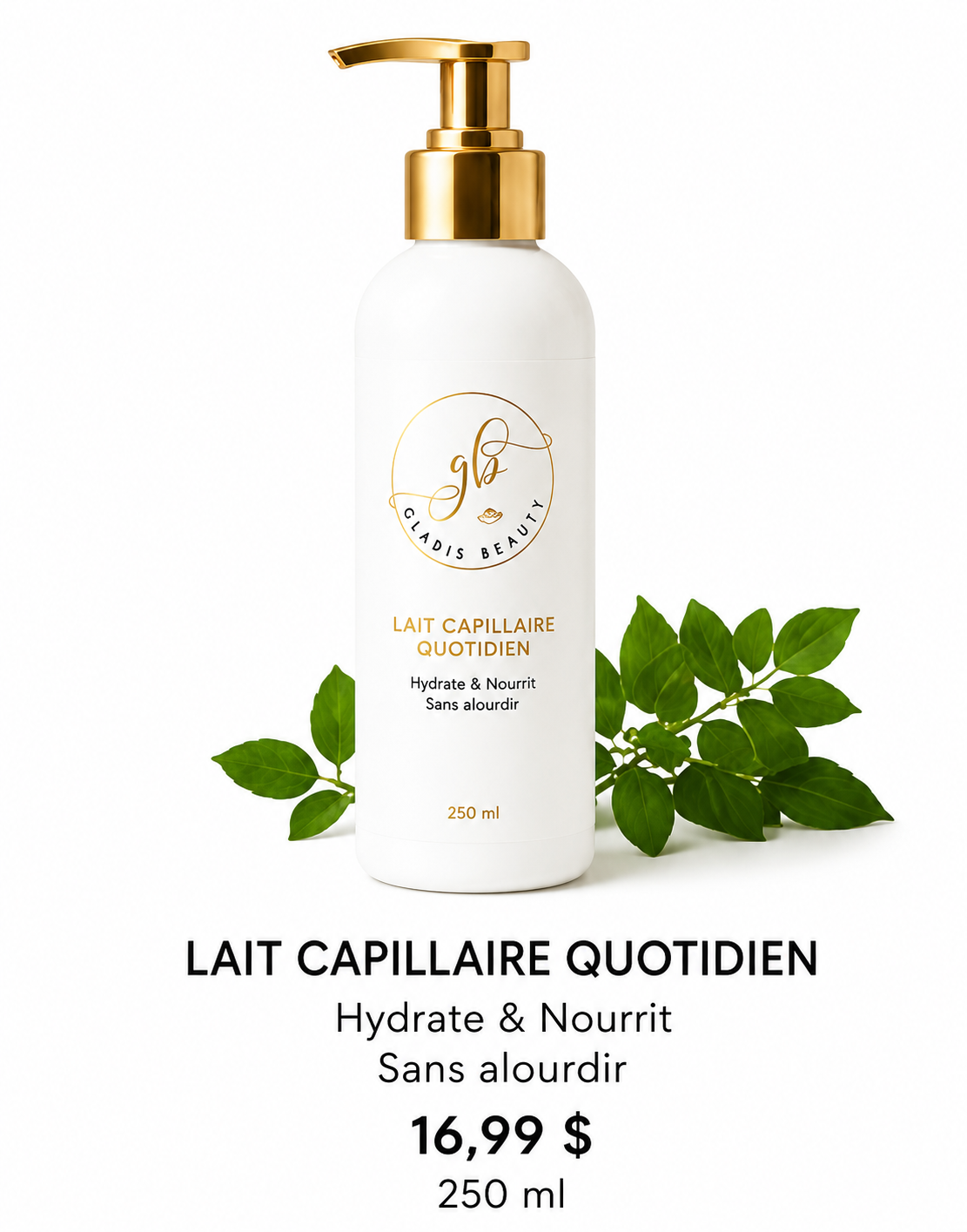 Lait capillaire quotidien