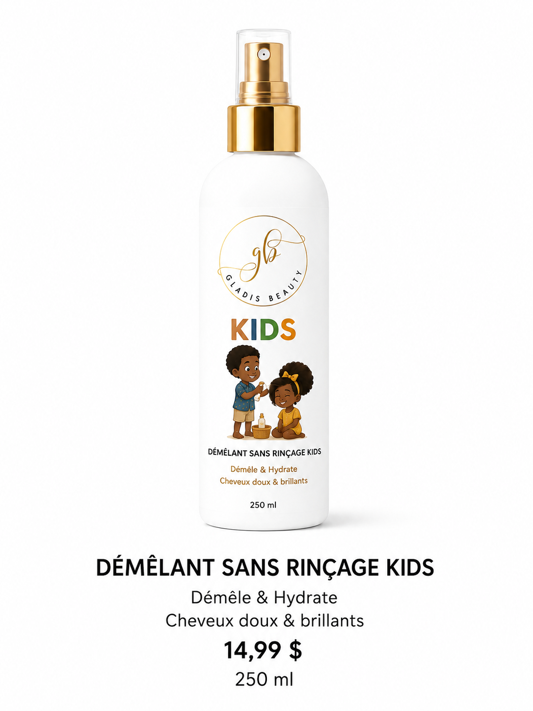 Démélant sans rinçage kids